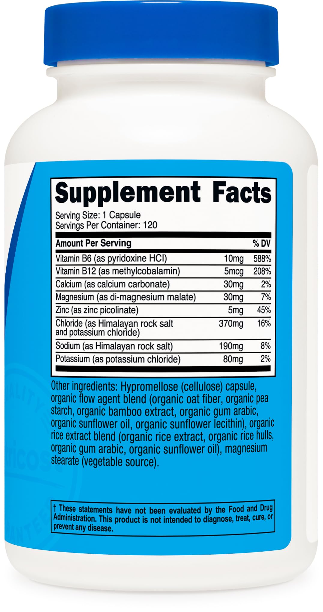 Product packaging showing gluten free, non-GMO, vegetarian icons