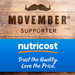 Pouring Nutricost Energy Complex into a glass of water