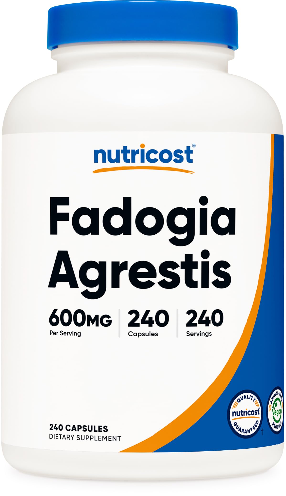 Nutricost Fadogia Agrestis bottle with 240 capsules
