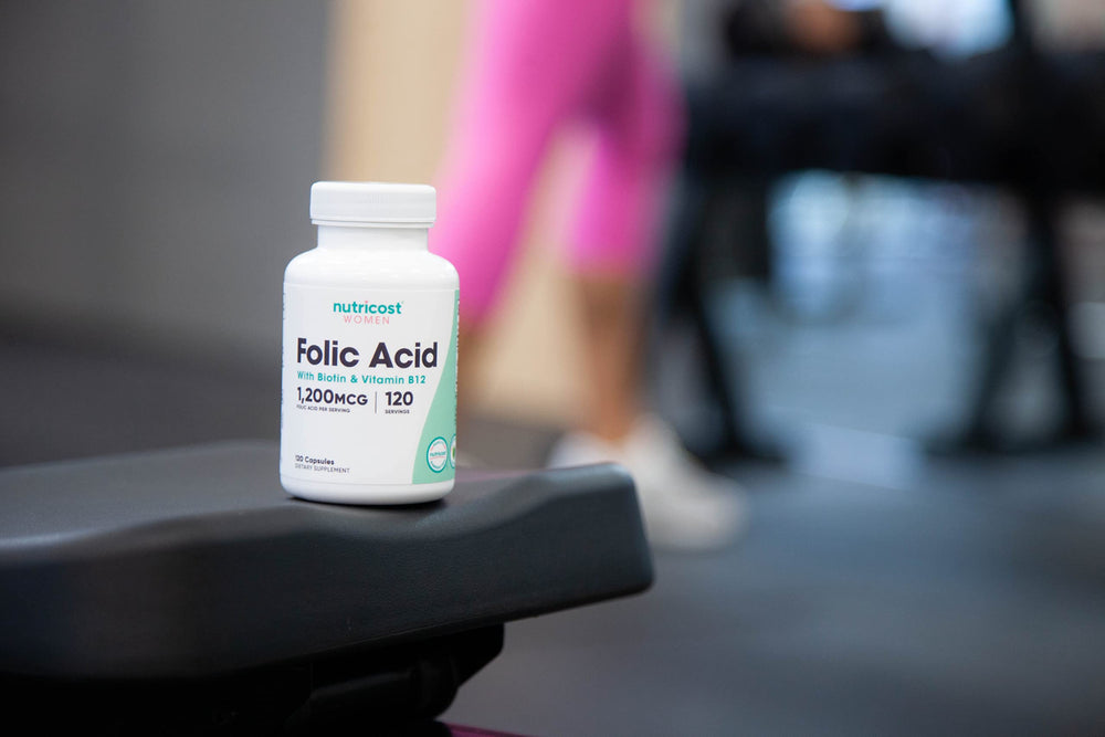 Packaging and GMP-certified FDA-registered facility for Nutricost Folic Acid