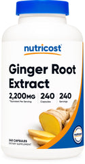 Nutricost Ginger Root Extract bottle front