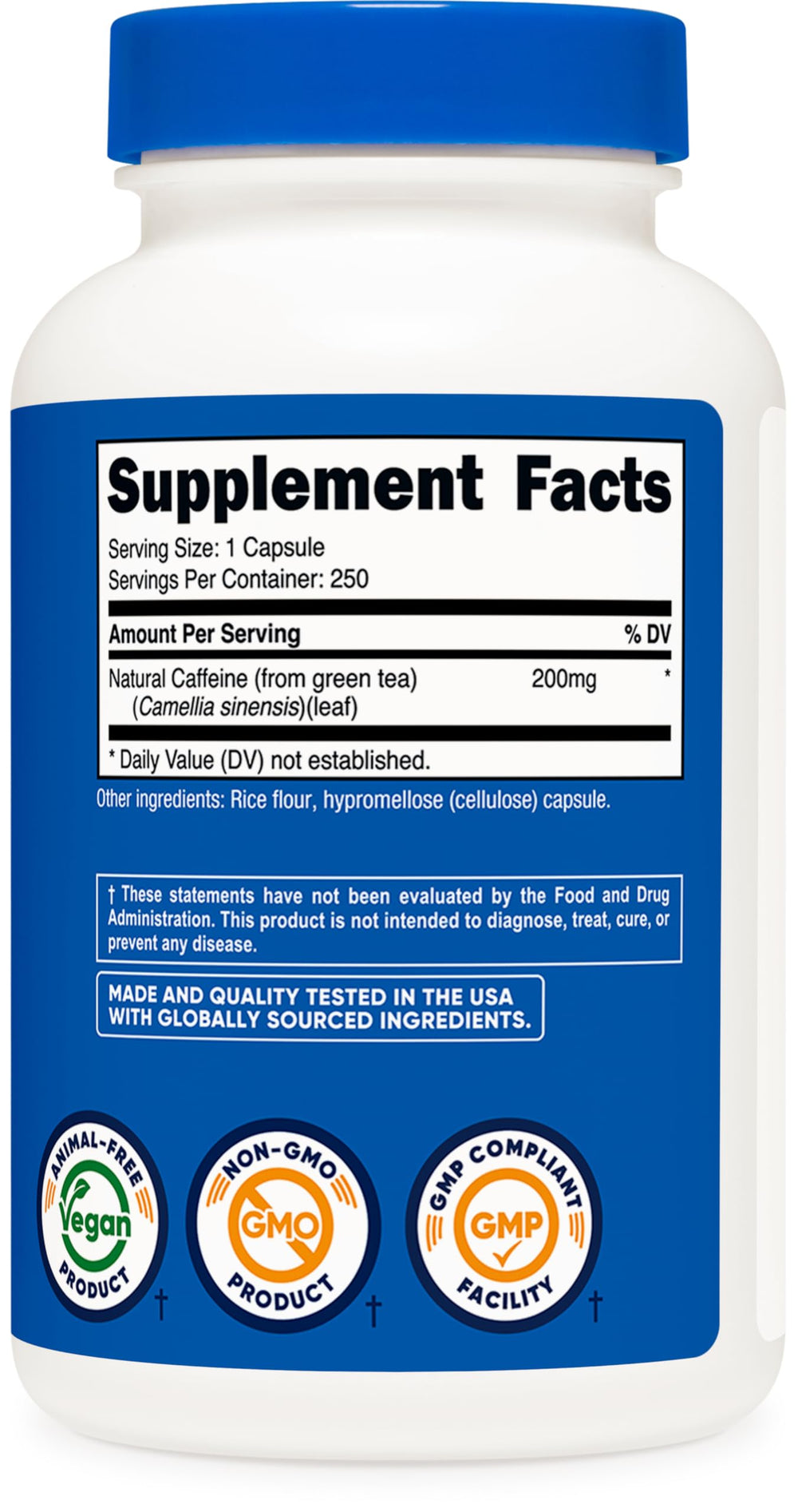 Nutricost GMP compliant FDA registered facility emphasizes product safety and quality