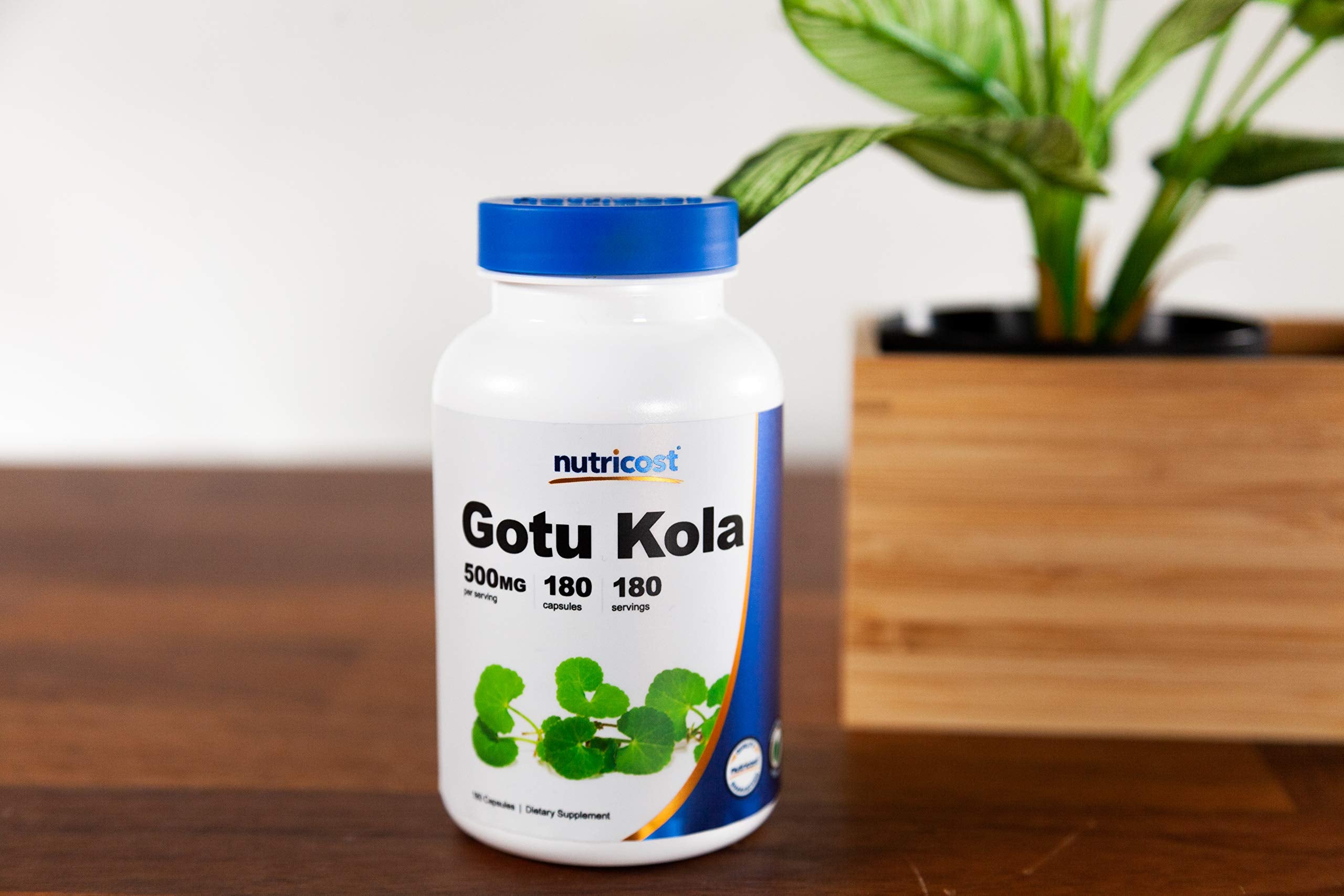 Vegetarian Gotu Kola capsules from Nutricost