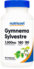 Nutricost Gymnema Sylvestre 3500mg (20:1) extract per serving with 180 capsules