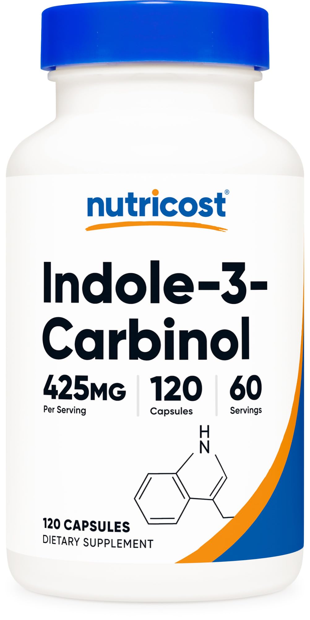 Nutricost Indole-3-Carbinol 425mg bottle - 120 capsules
