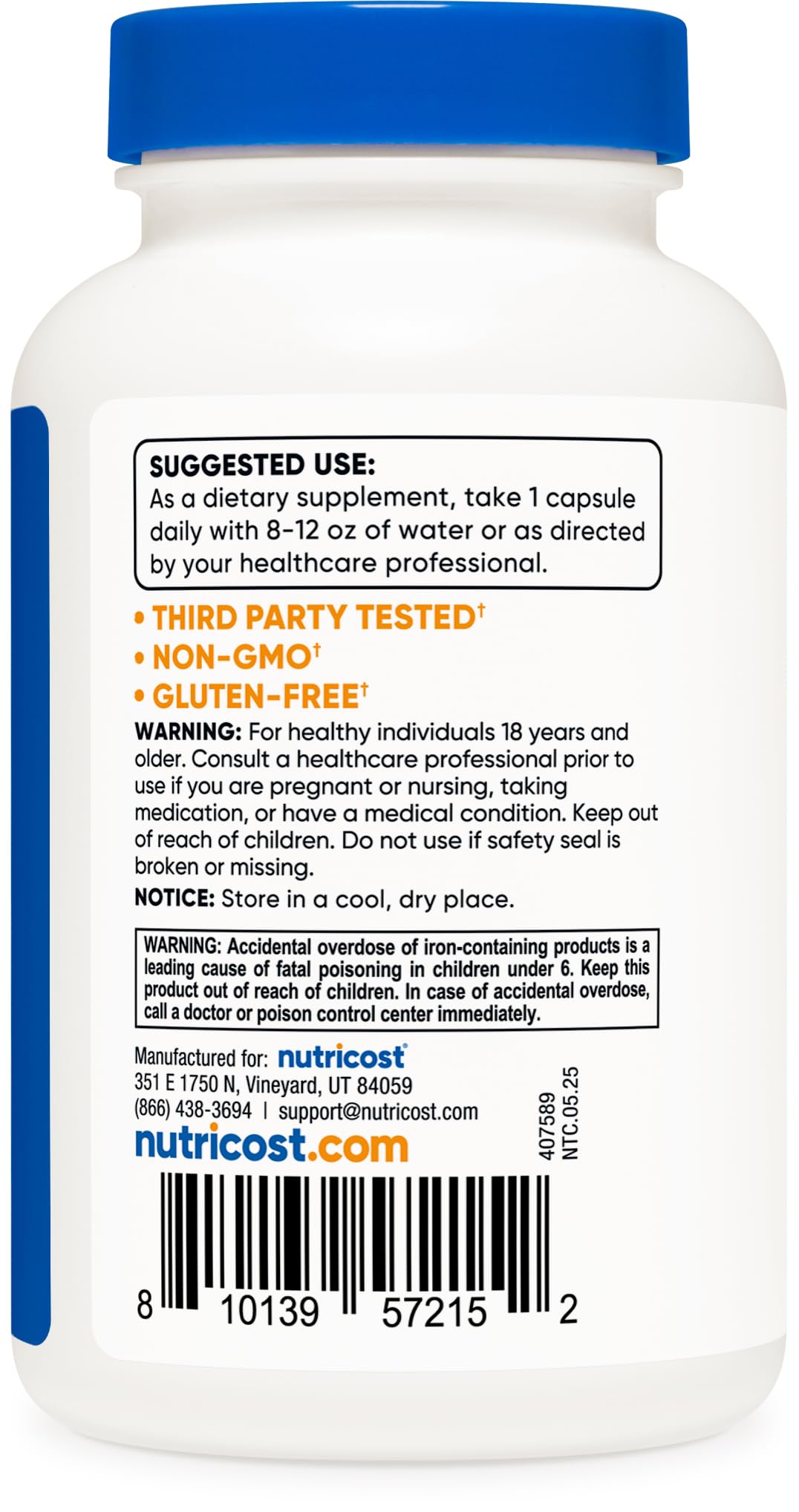 NSF-certified GMP-compliant manufacturing facility