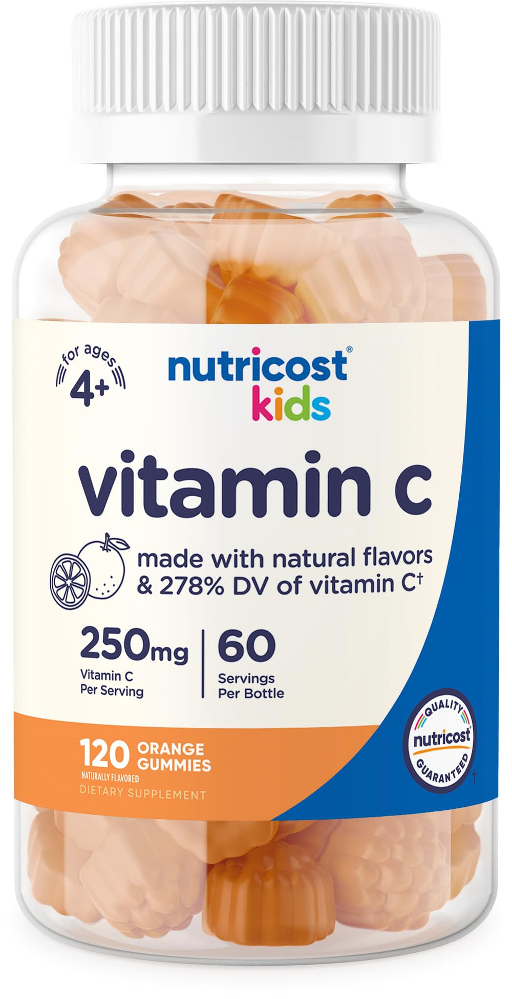 Nutricost Kids Vitamin C Gummies bottle front view