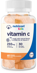 Nutricost Kids Vitamin C Gummies bottle with 60 gummies