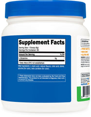 Serving scoop of Nutricost L-Glutamine Green Apple 500g