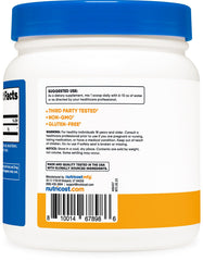 Serving size 5g scoop for Nutricost Peach Mango L-Glutamine Powder