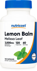 Nutricost Lemon Balm bottle with label