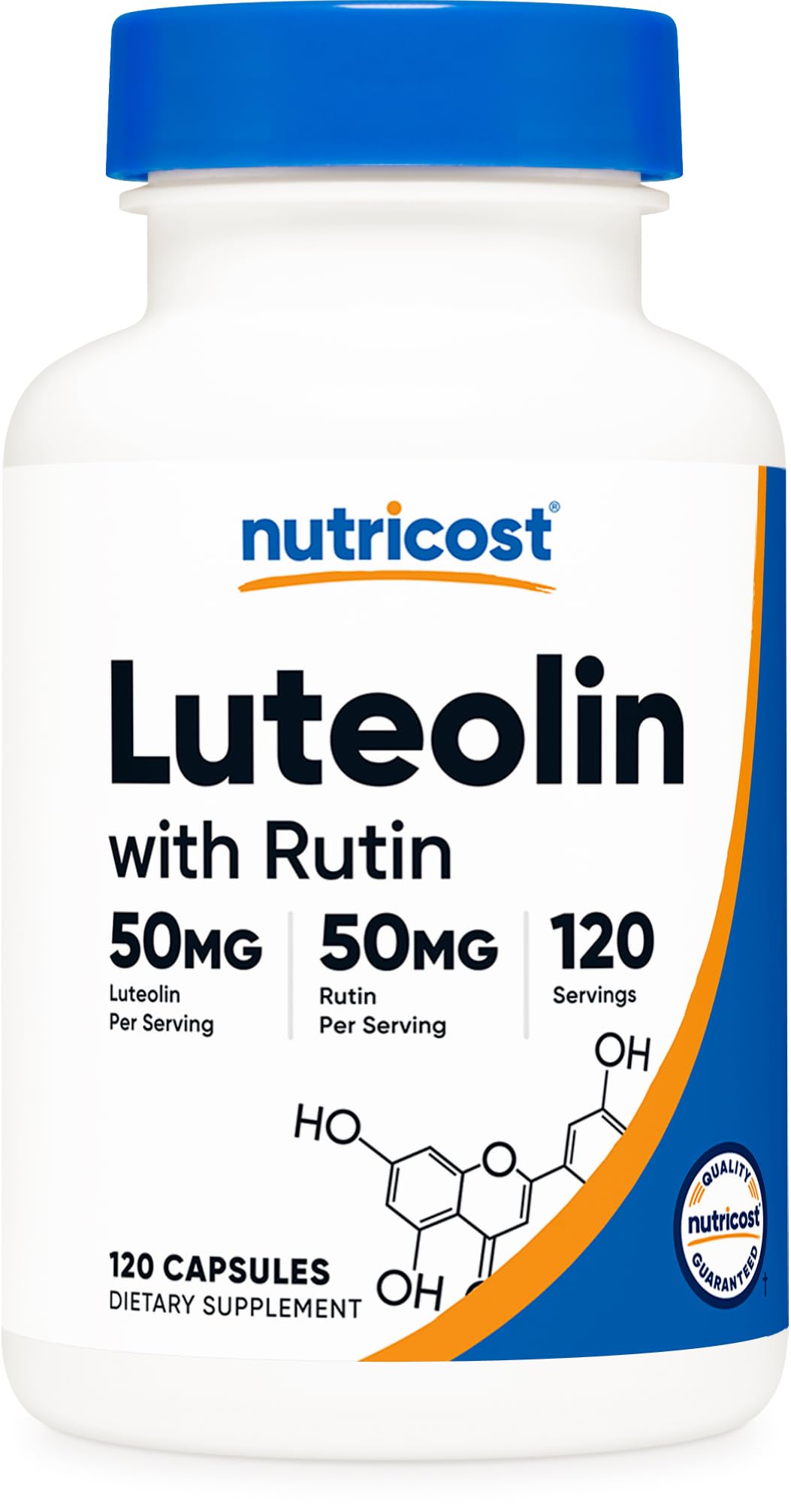 Nutricost Luteolin with Rutin Complex bottle - 120 vegetarian capsules