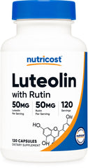 Nutricost Luteolin with Rutin Complex bottle - 120 vegetarian capsules