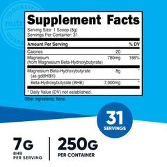 Serving scoop included with Nutricost Magnesium Ketone Salt