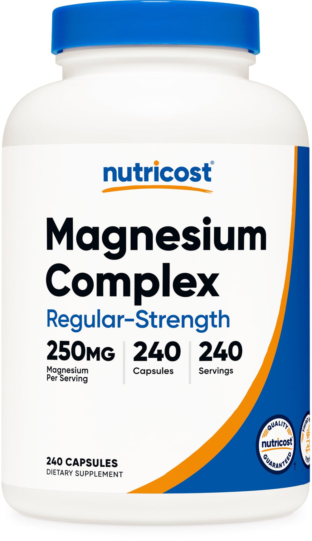 Nutricost Magnesium Complex 250mg bottle – 240 capsules