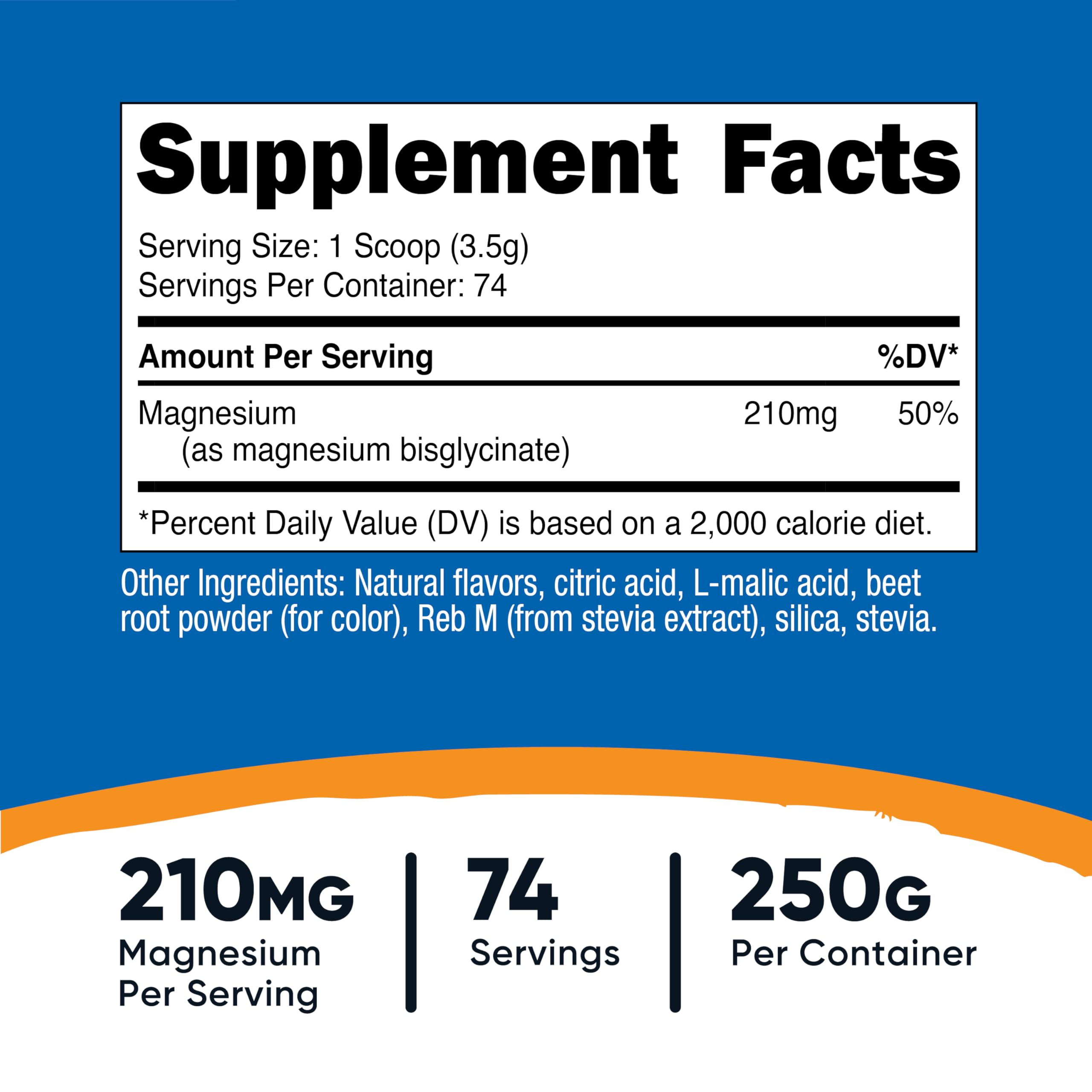 Serving scoop and powder in a glass with Fruit Punch flavor