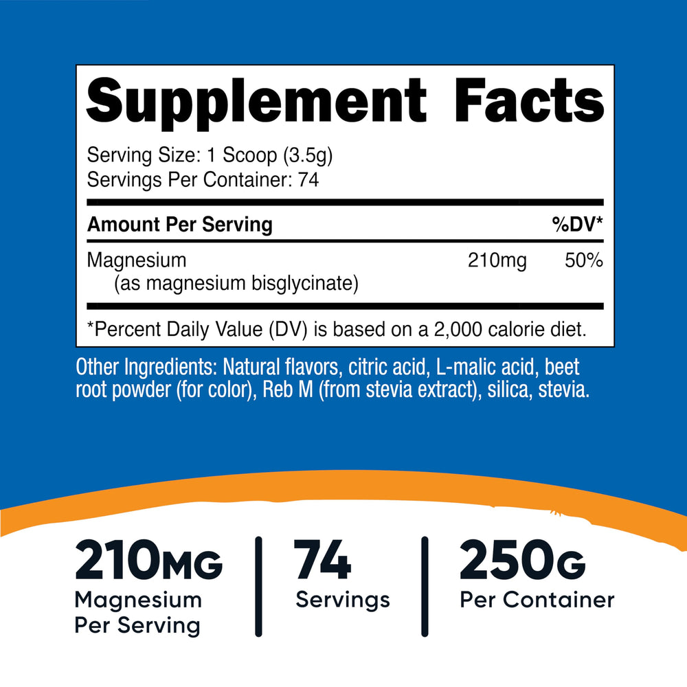 Serving scoop and powder in a glass with Fruit Punch flavor