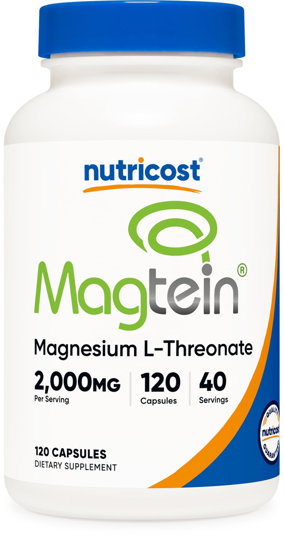 Nutricost Magnesium L-Threonate Magtein 2000mg bottle front view