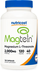 Nutricost Magnesium L-Threonate Magtein 2000mg bottle front view