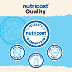 Serving size and protein content on Nutricost Marine Collagen Powder label