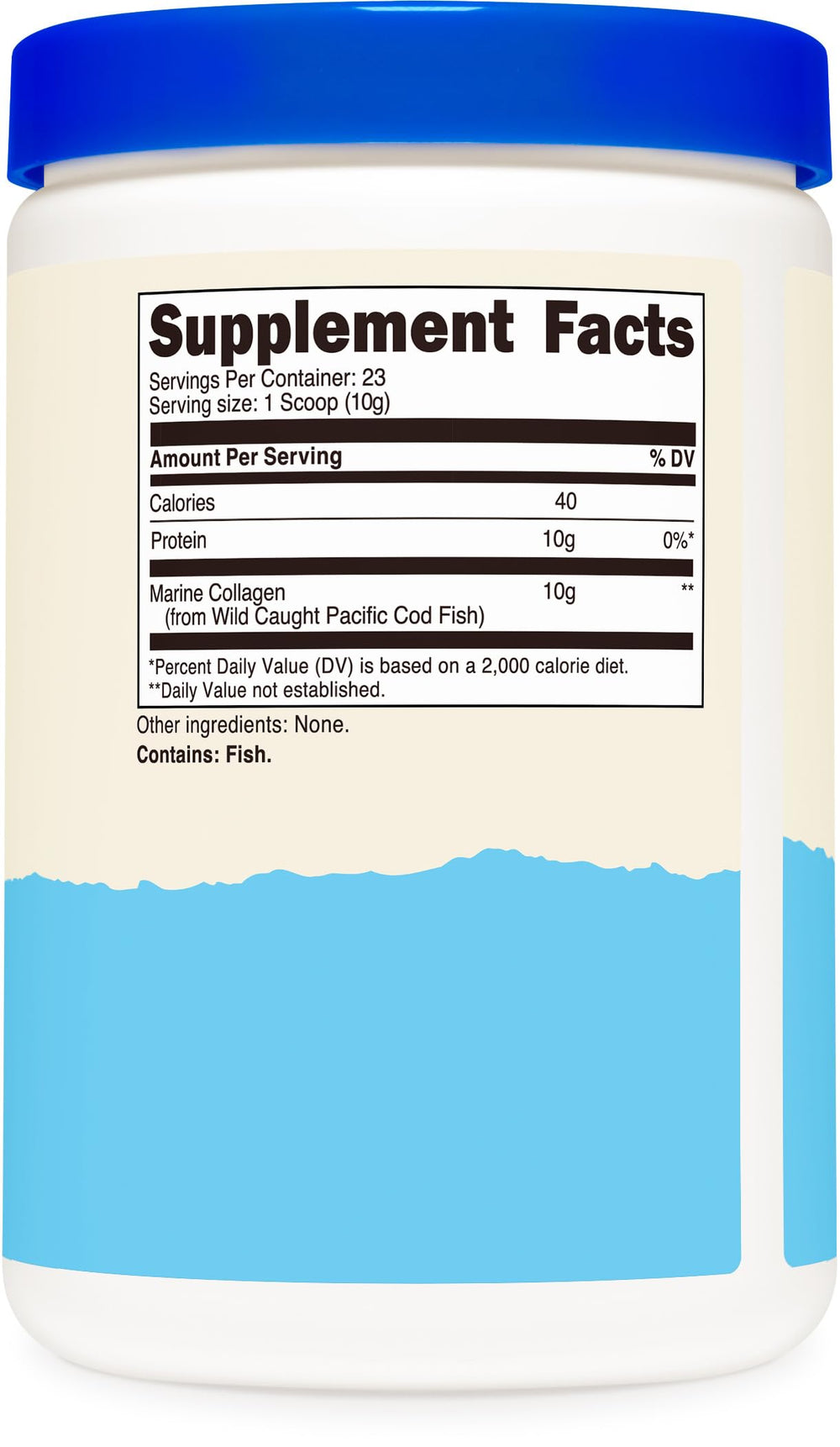 Sustainability concept featuring wild-caught marine collagen