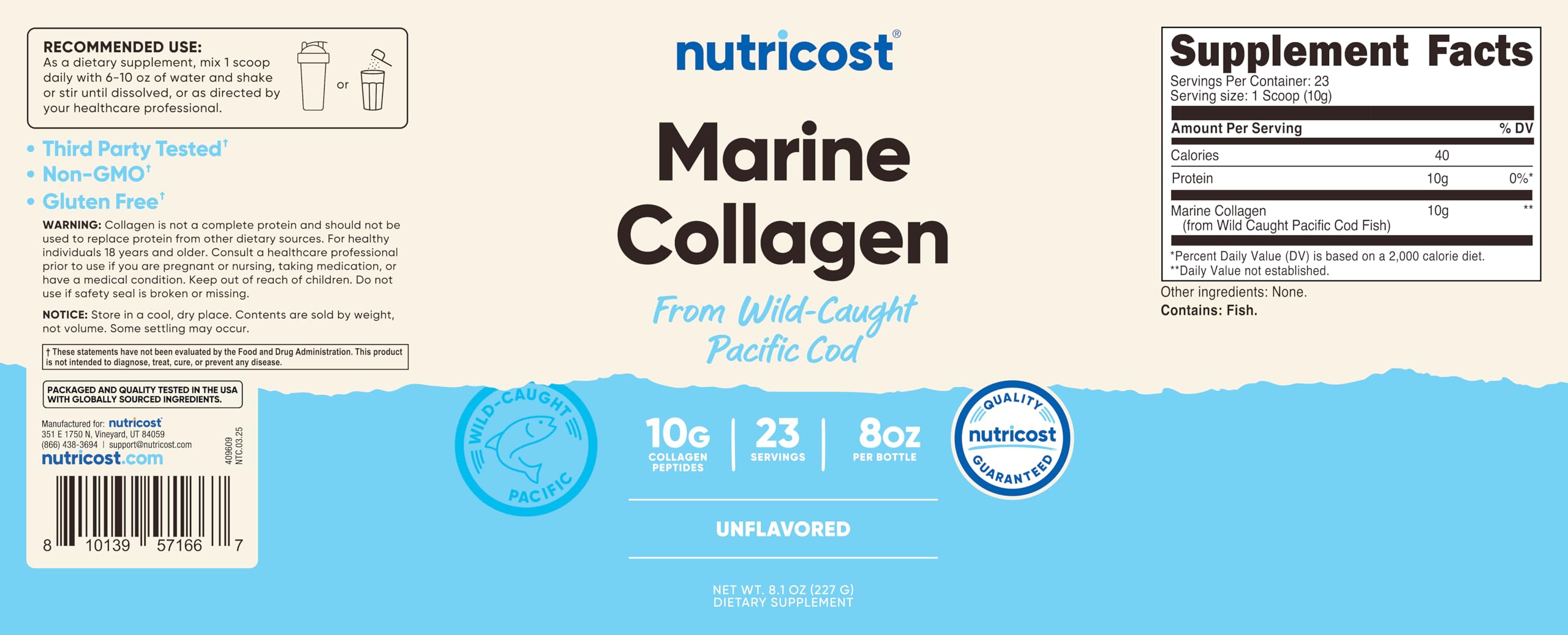 NSF Certified GMP compliant facilities badge