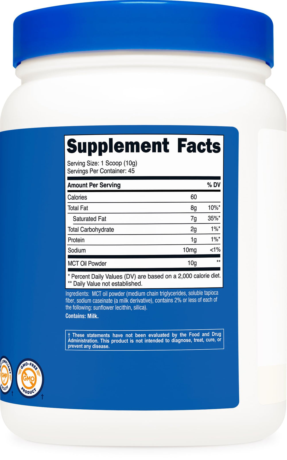 Keto-friendly MCT powder ideal for ketogenic diets