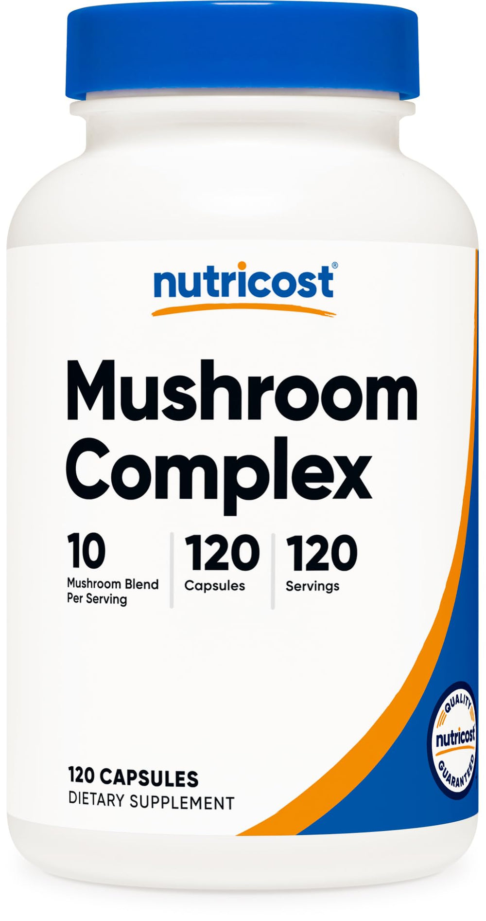 Nutricost Mushroom Complex bottle with capsules