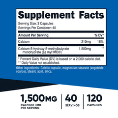Nutricost myHMB capsules 120-count packshot