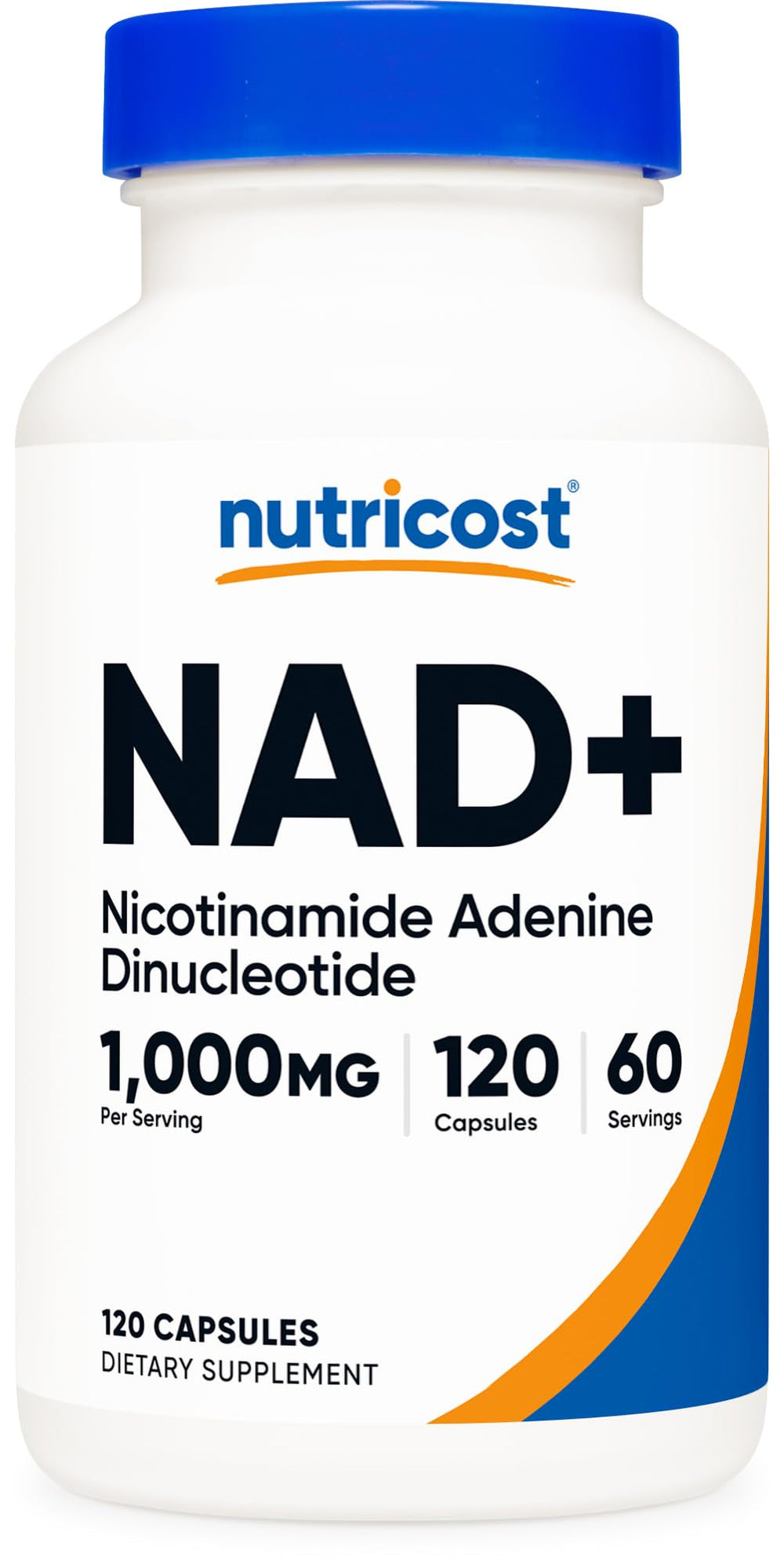 Nutricost NAD+ supplement bottle front view