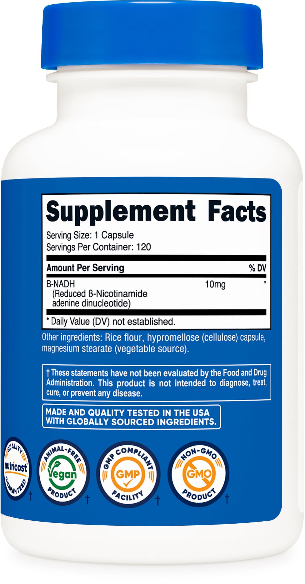 NSF certified, GMP compliant and FDA registered facility – 3rd party tested