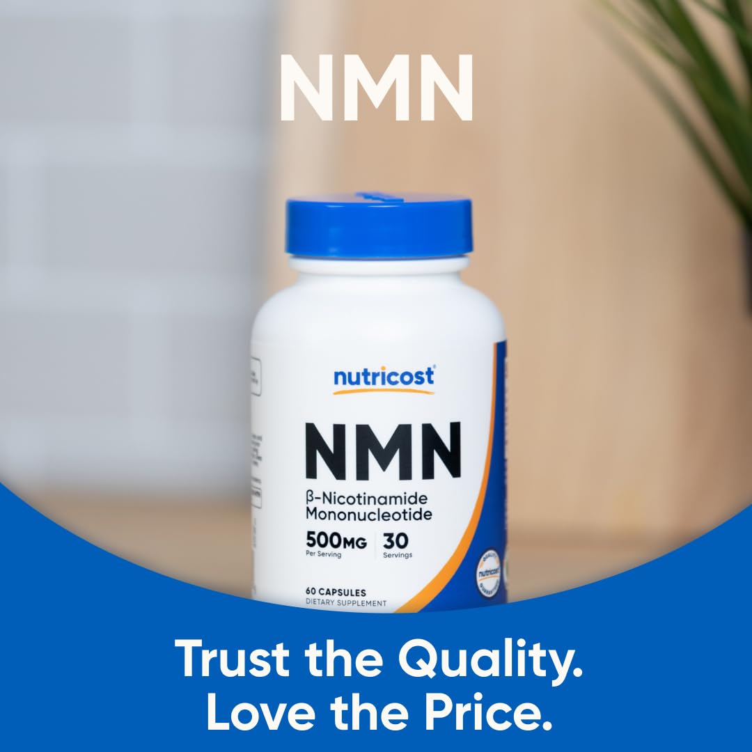 Gluten-free NMN supplement by Nutricost