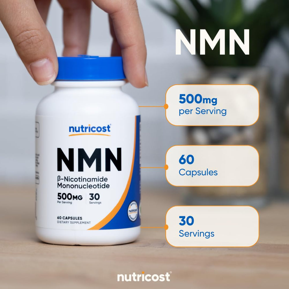 Non-GMO NMN supplement by Nutricost
