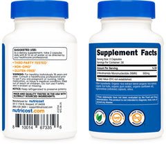 Vegetarian-friendly NMN supplement by Nutricost