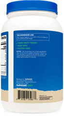 Ingredients list for Nutricost Organic Pea Protein Powder Chocolate 3lb