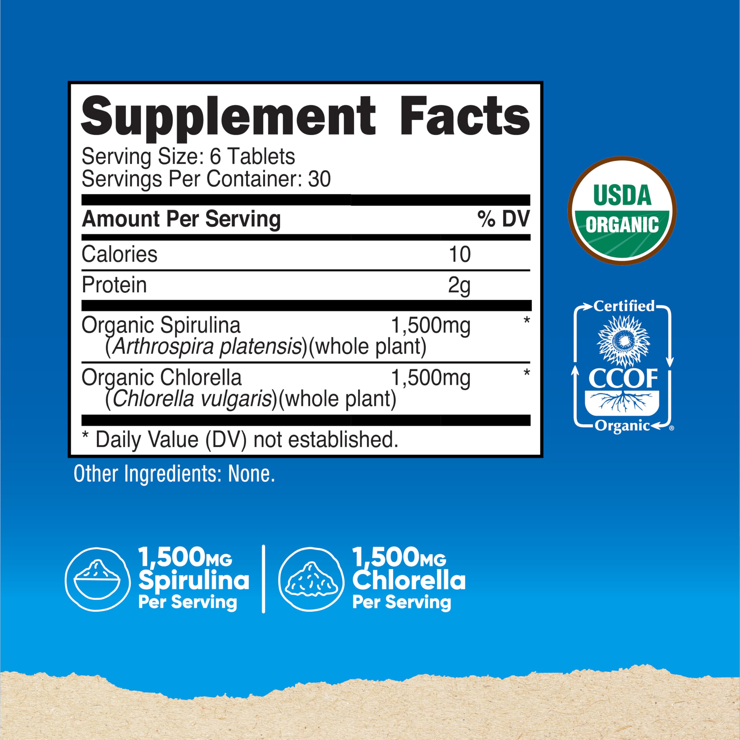 USDA Organic and CCOF Organic certification logos on bottle