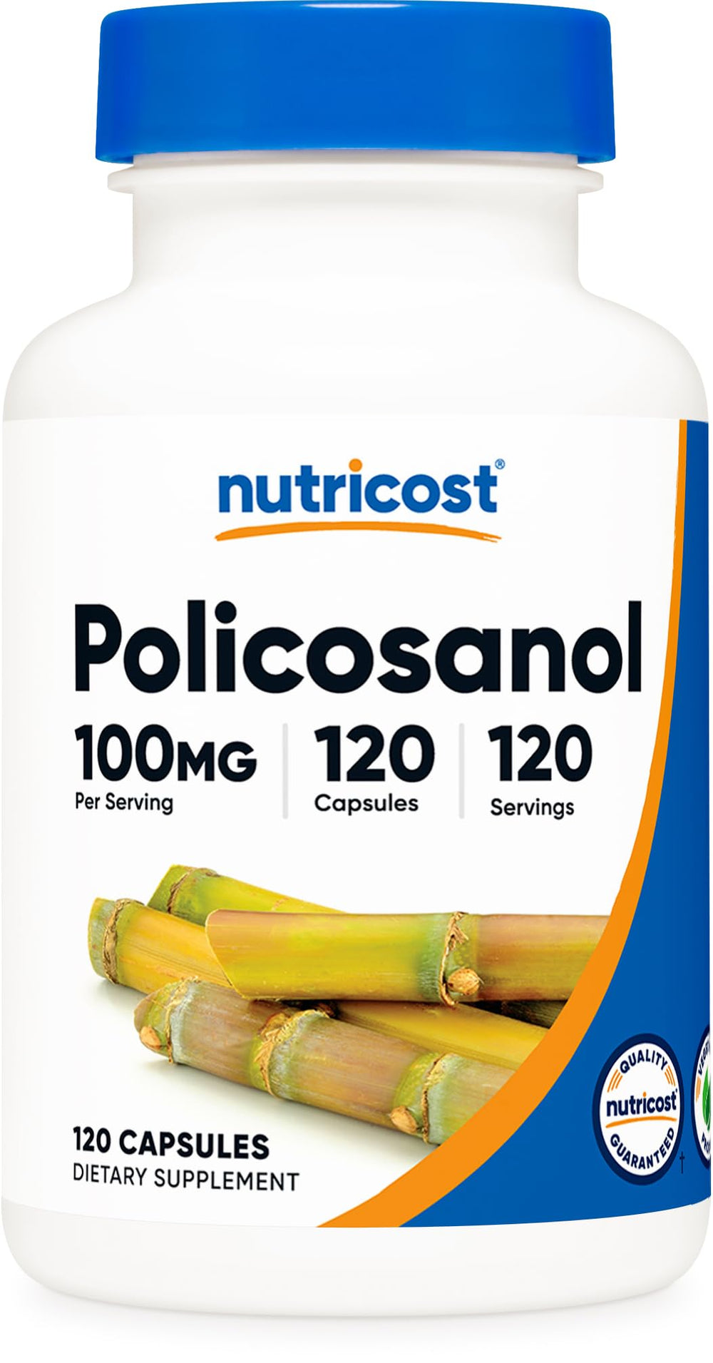 Nutricost Policosanol 100mg bottle front view