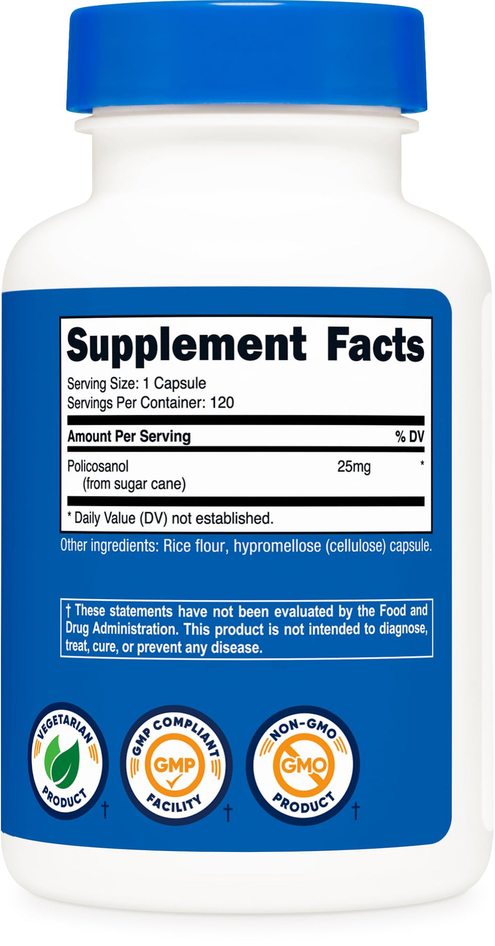 ISO-accredited third-party testing indication on packaging