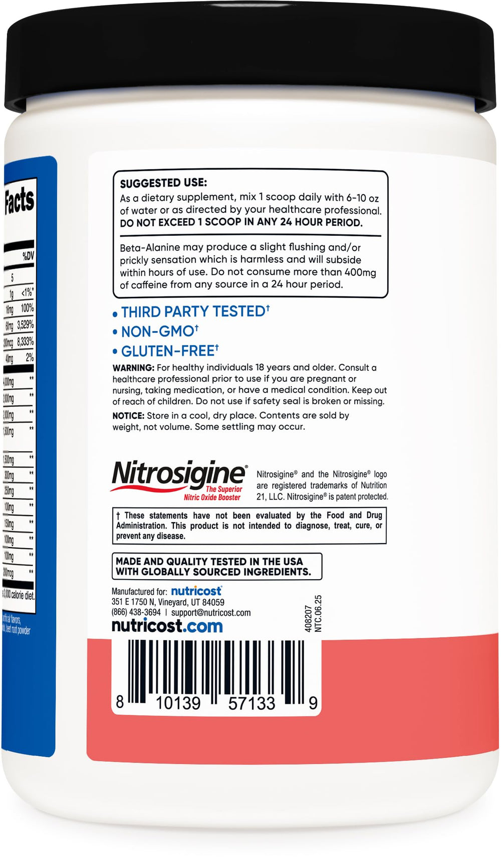 Nutricost Pre-Workout active pump scene illustrating potential workout performance support