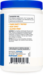 Powder form of Nutricost Prebiotic Fiber Unflavored 1lb in scoop