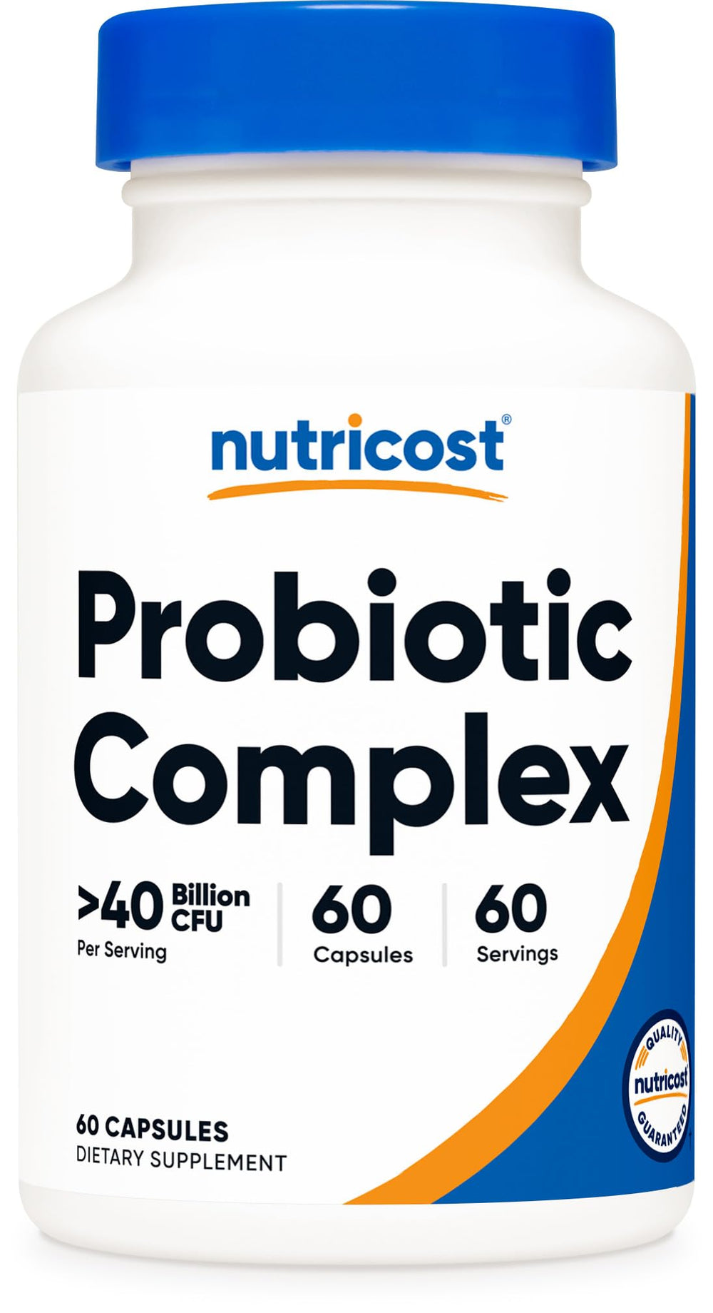 Bottle of Nutricost Probiotic Complex with 60 capsules