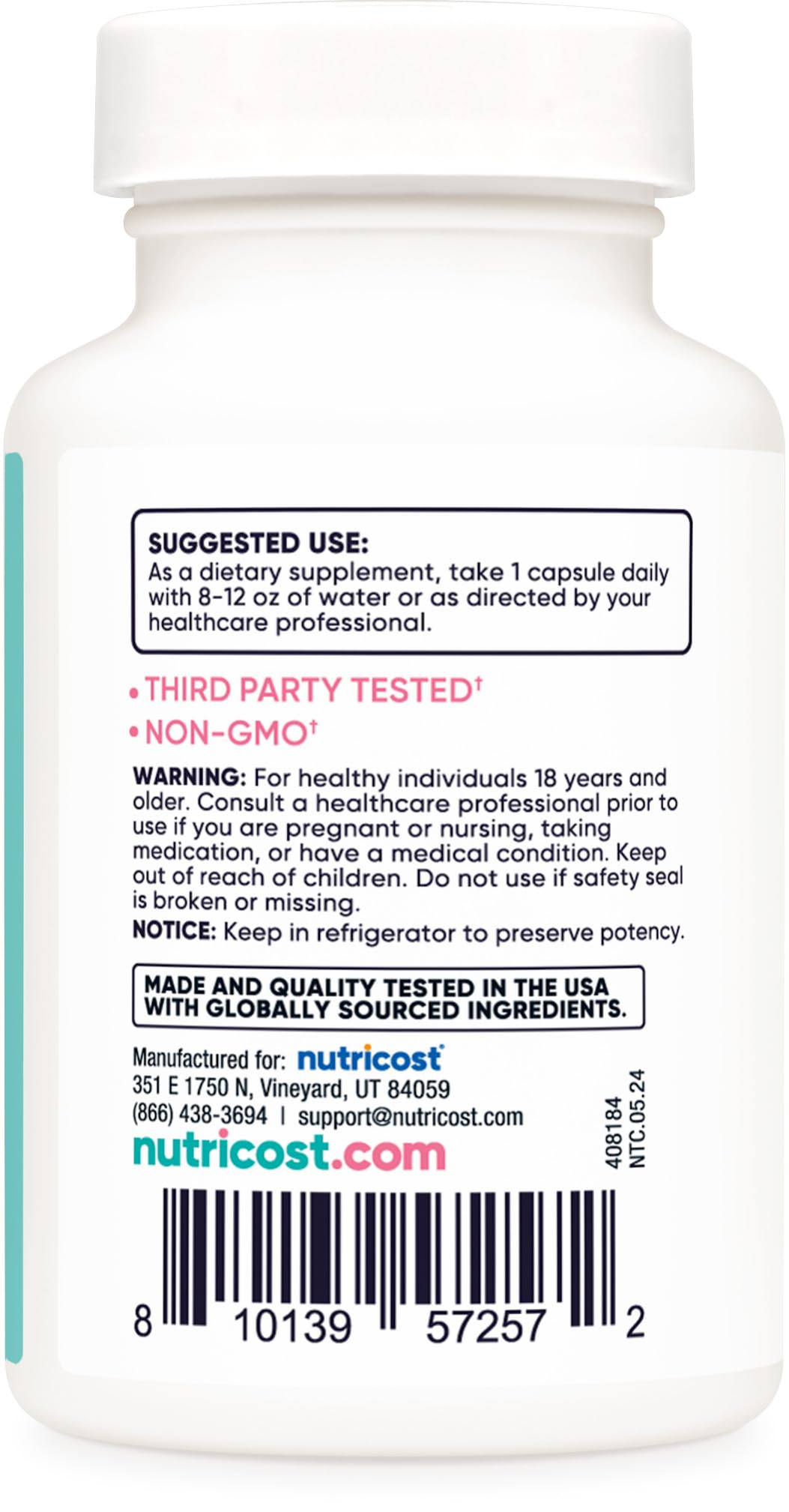 Packaging highlighting Non-GMO and Gluten-Free status