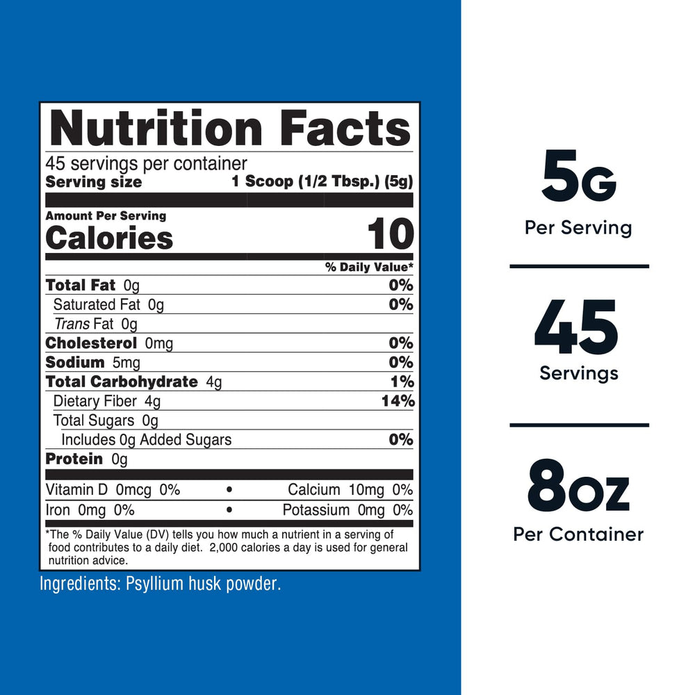 Close-up of whole psyllium husk flakes