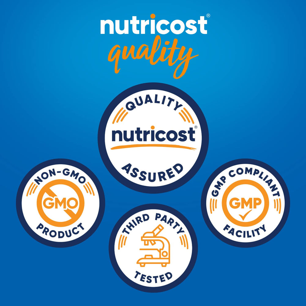 Vegan and GMO-free labeling on Nutricost product