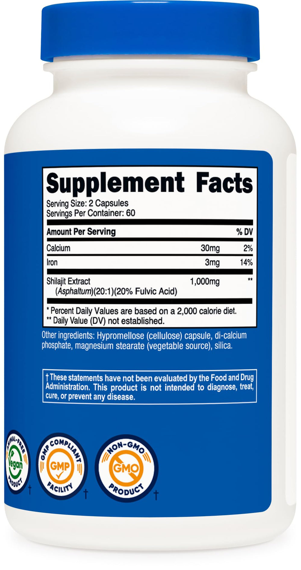 NSF Certified, GMP Compliant, FDA Registered facility sign