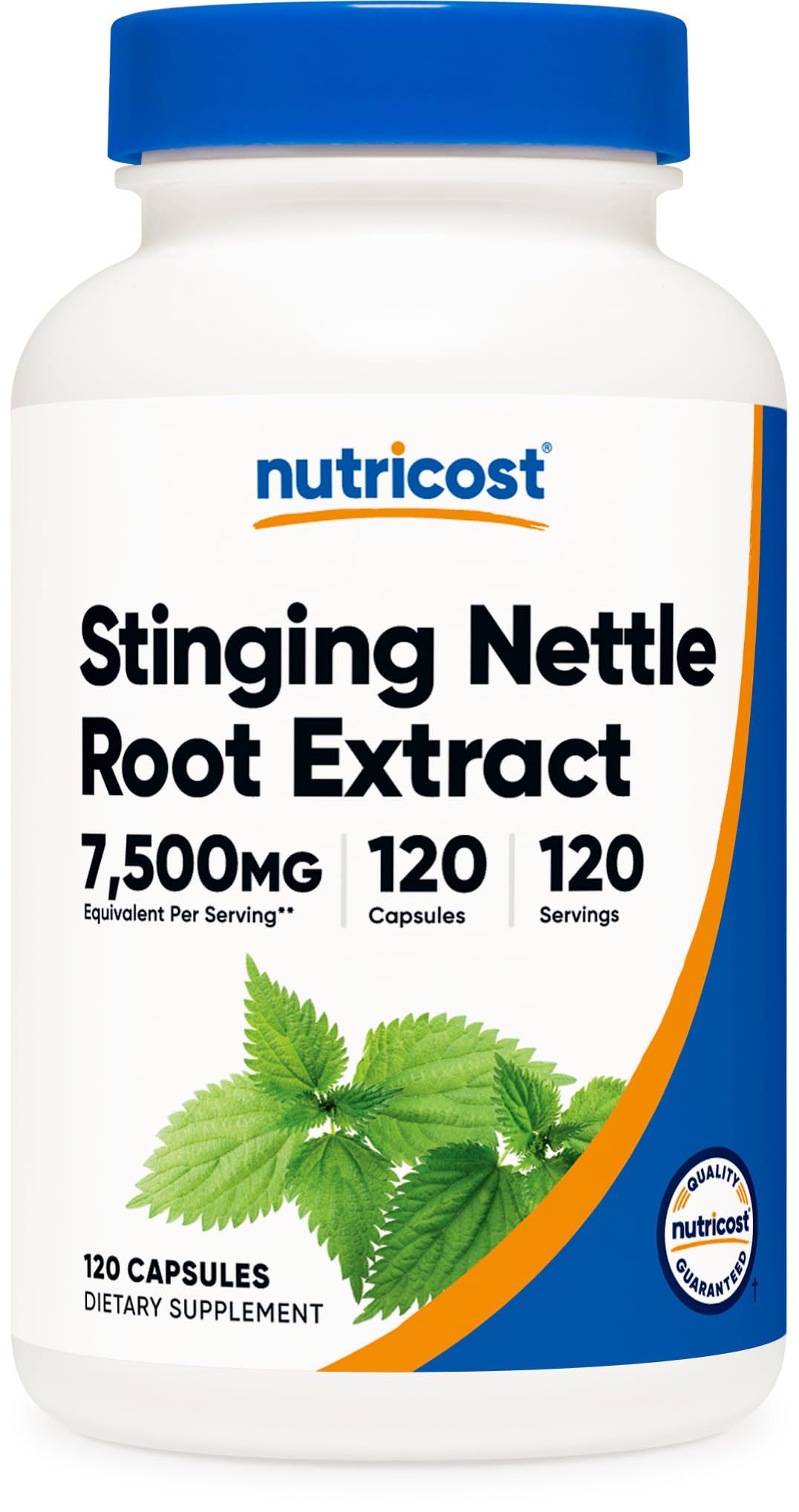 Nutricost Stinging Nettle Root Extract 7500mg bottle – front view