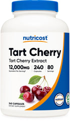 Nutricost Tart Cherry Extract bottle with 240 vegan capsules