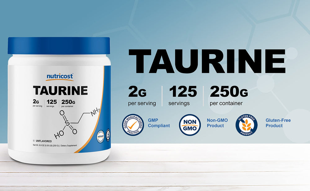 2 gram scoop included with Taurine powder