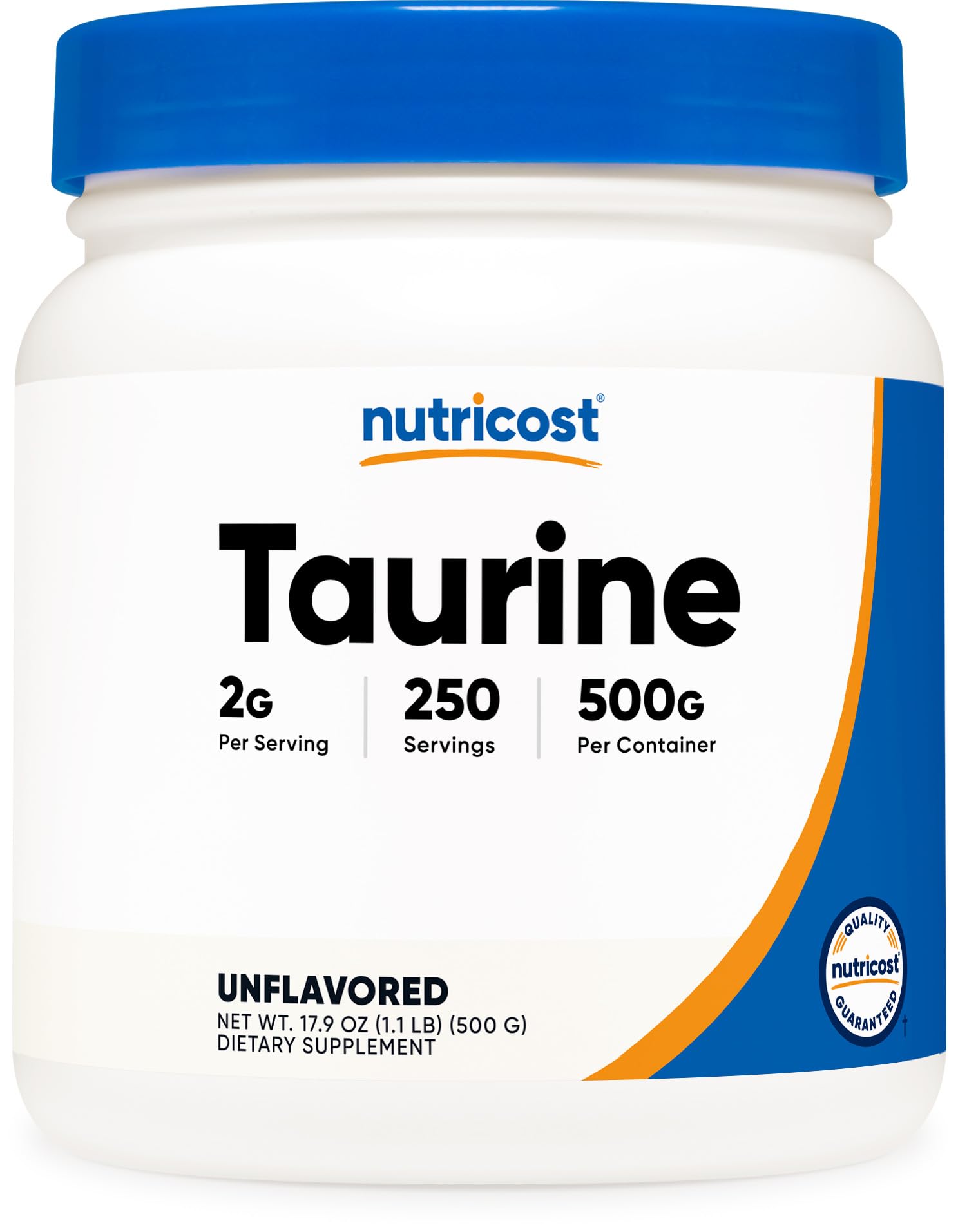 Nutricost Taurine Powder 500g bottle