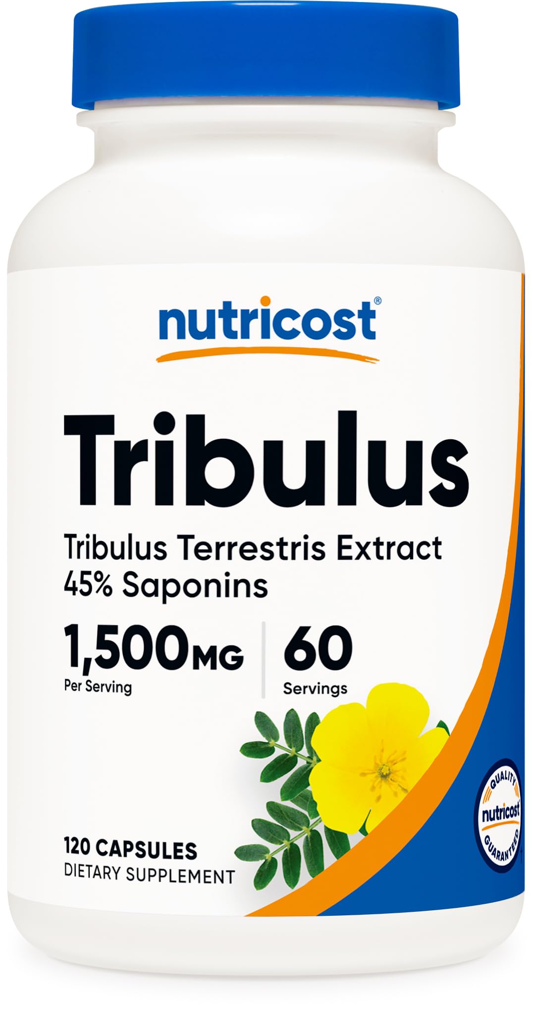 Nutricost Tribulus Terrestris Extract 1500mg bottle – 120 capsules